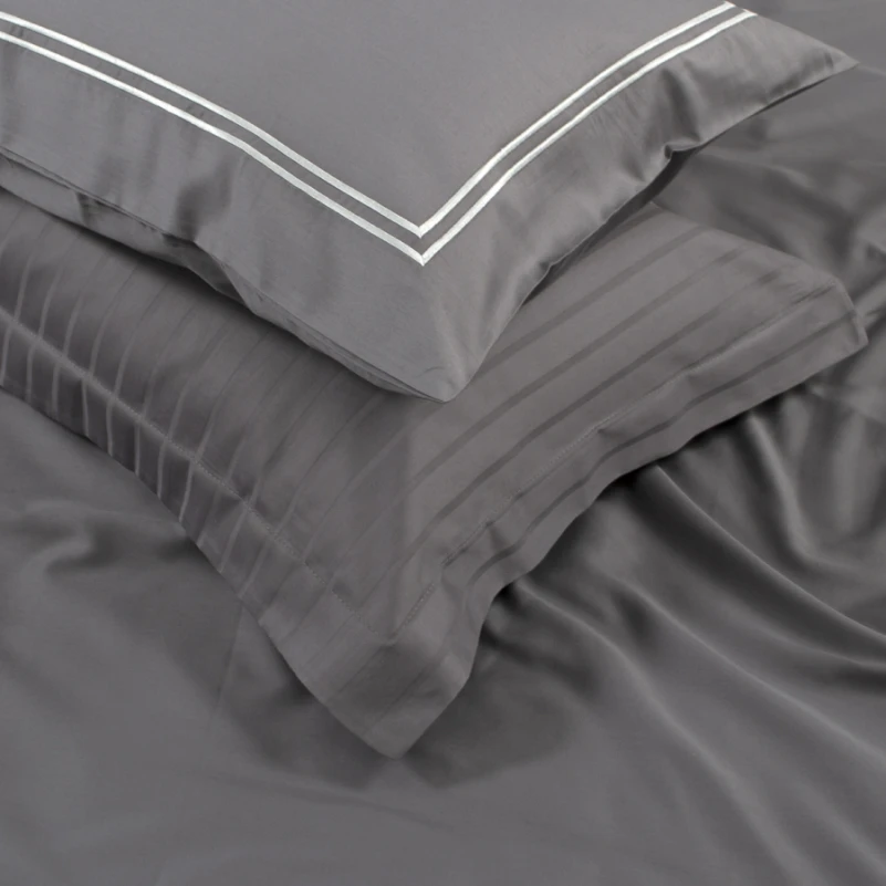 Комплект постільної білизни С Satin Elit "Calmness gray"