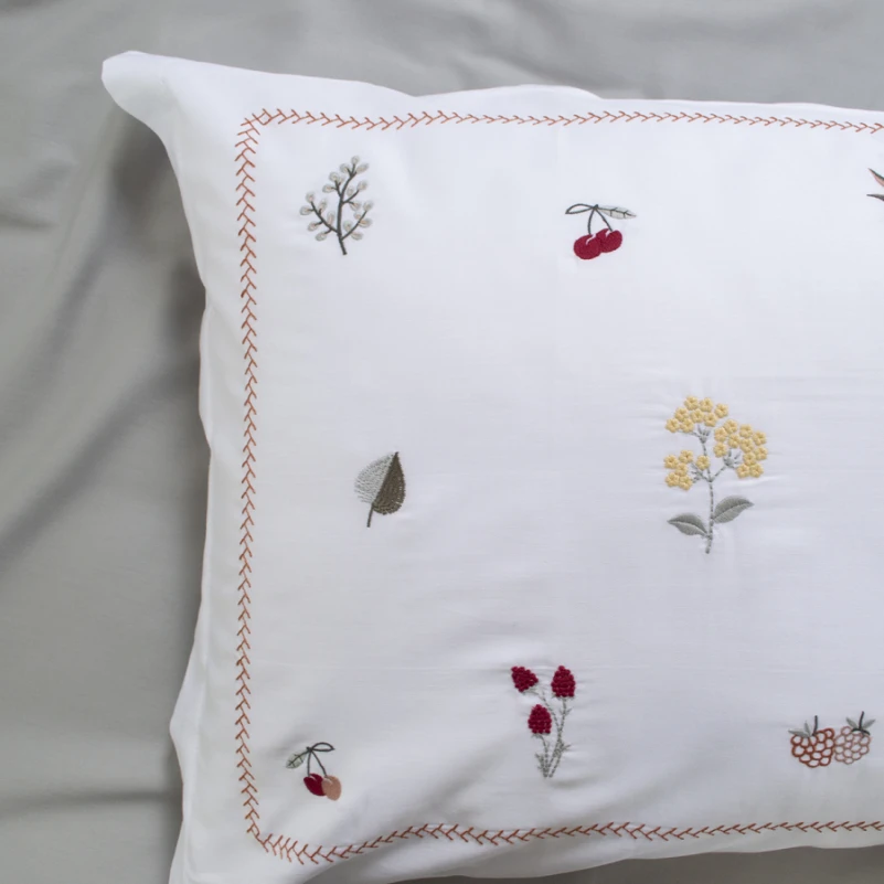 Комплект постільної білизни С Satin Elit "Delight gray" - 4