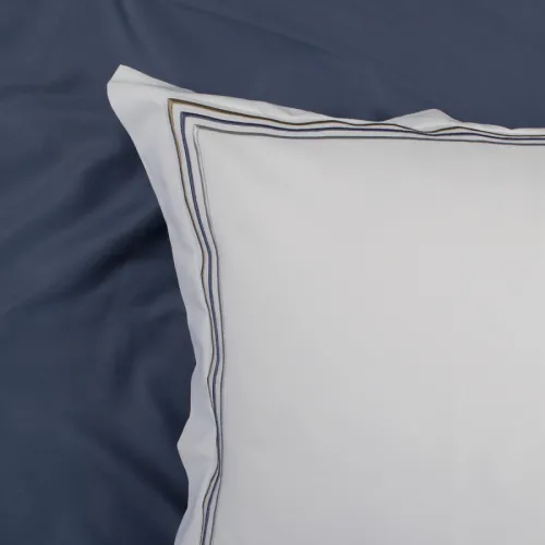 Комплект постільної білизни С Satin Elit "Equanimity blue" - 4
