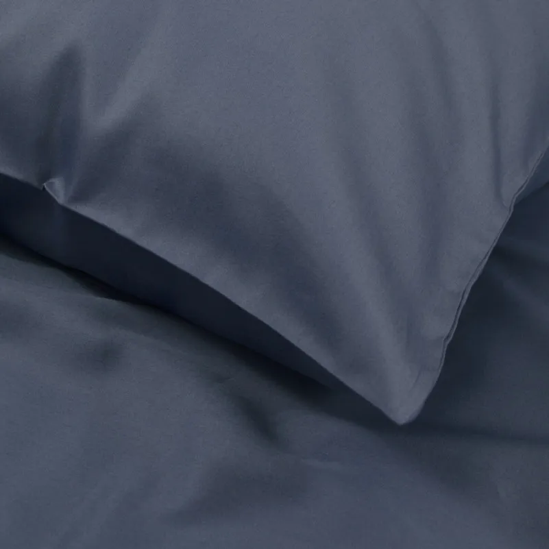 Комплект постільної білизни С Satin Elit "Equanimity blue" - 6