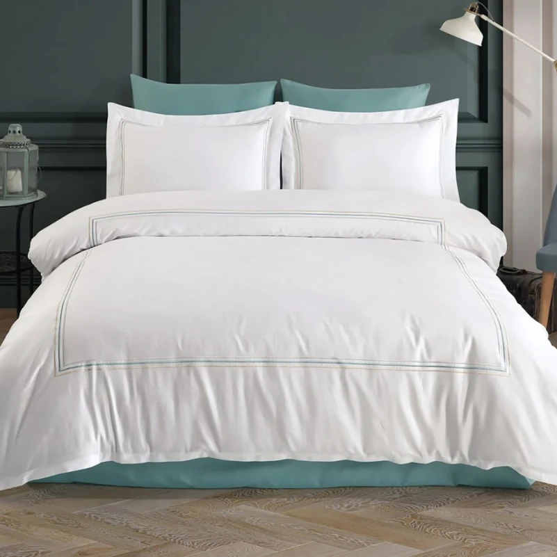 Комплект постельного белья С Satin Elit "Equanimity menthol" - 1