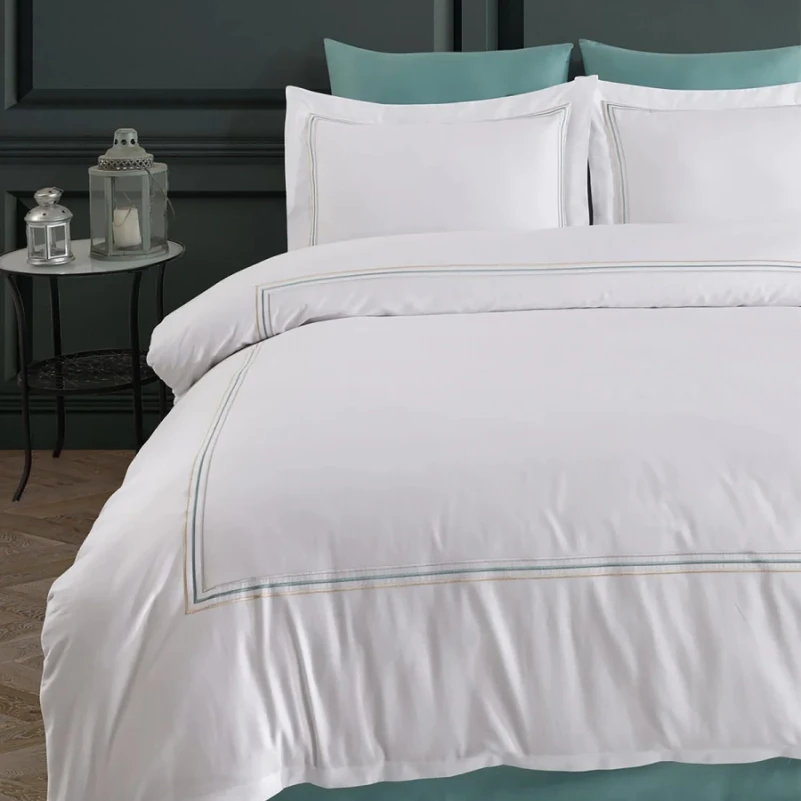 Комплект постельного белья С Satin Elit "Equanimity menthol" - 2