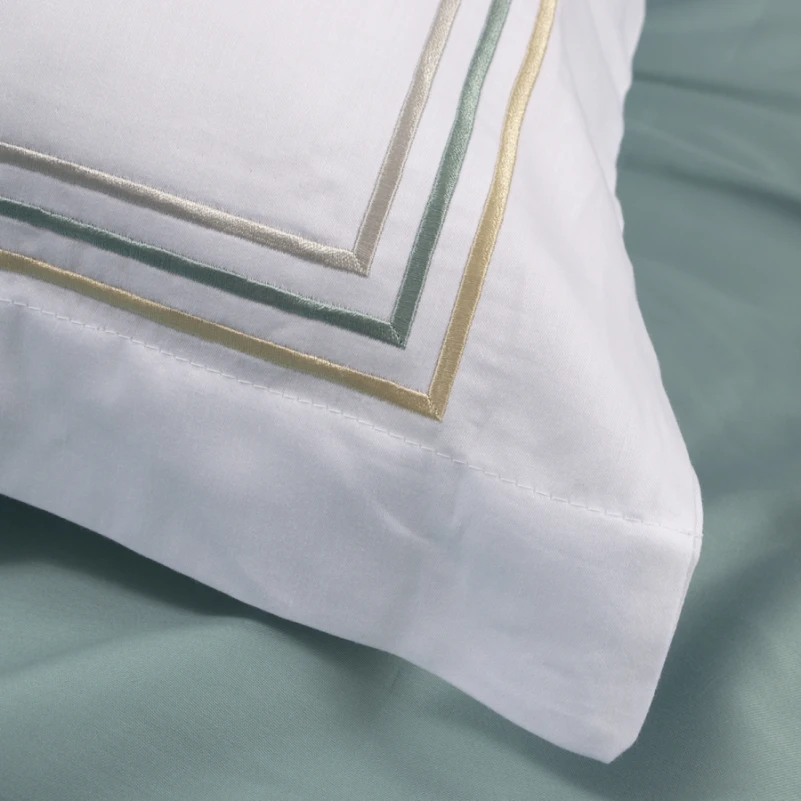 Комплект постельного белья С Satin Elit "Equanimity menthol" - 4