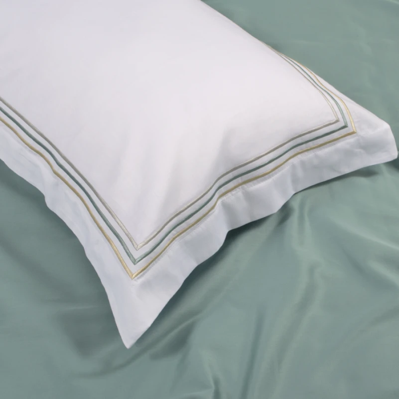 Комплект постельного белья С Satin Elit "Equanimity menthol" - 5