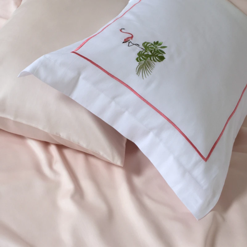 Комплект постільної білизни С Satin Elit "Flamingoes"