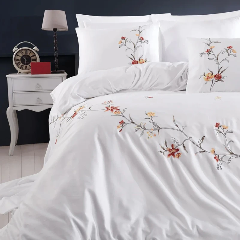 Комплект постільної білизни С Satin Elit "Floral" - 1