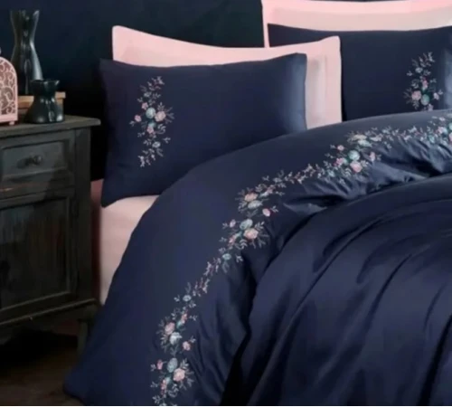 Комплект постільної білизни С Satin Elit "Flowers" - 2