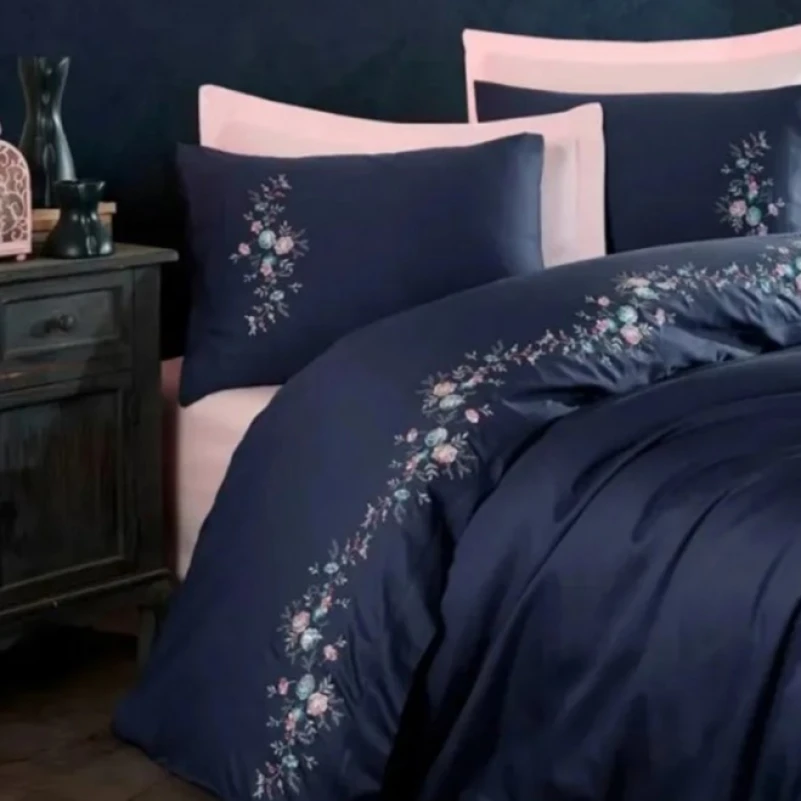 Комплект постільної білизни С Satin Elit "Flowers" - 1