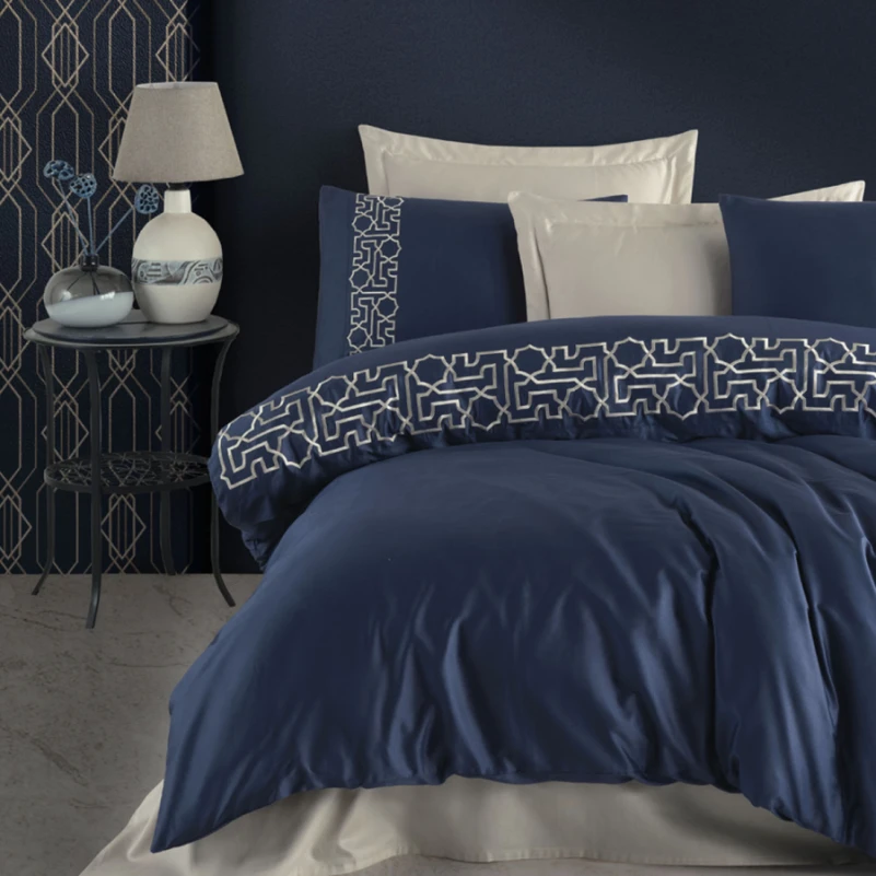 Комплект постільної білизни С Satin Elit "Geometric" - 3