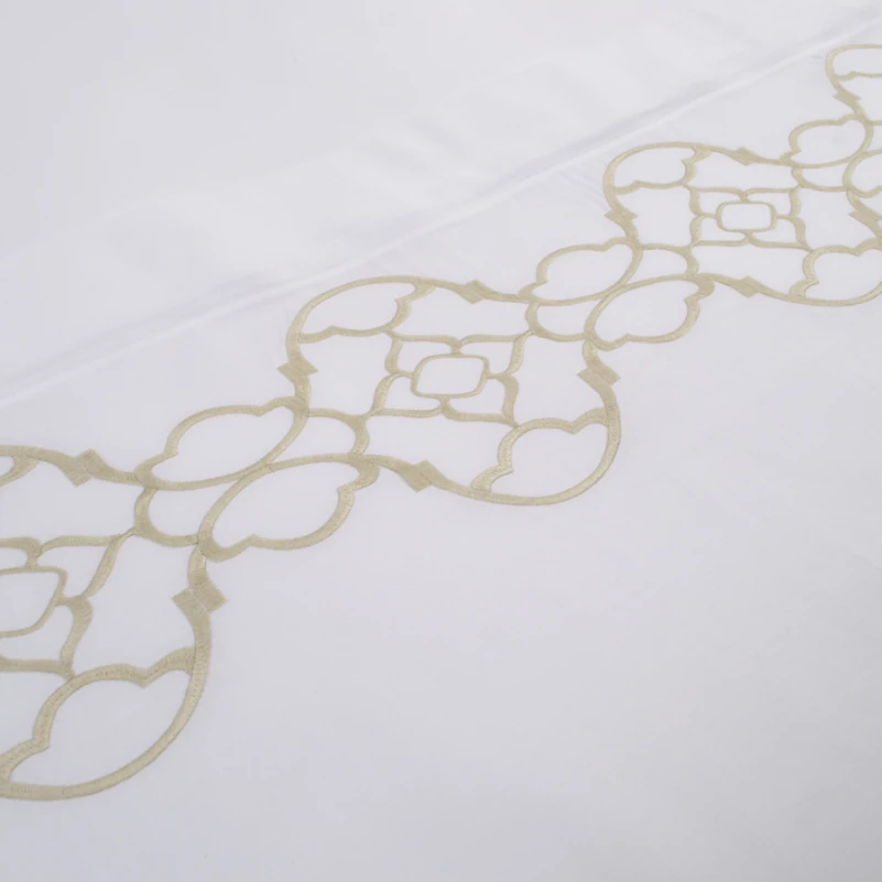 Комплект постільної білизни С Satin Elit "Graceful beige" - 3