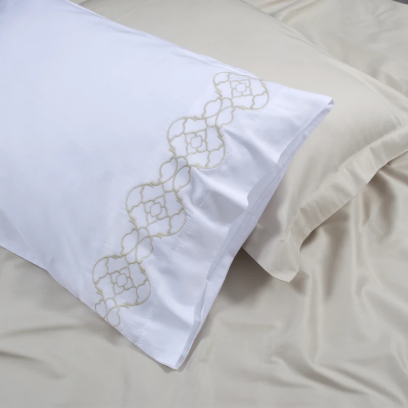 Комплект постільної білизни С Satin Elit "Graceful beige"