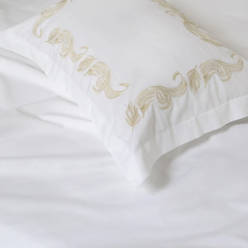 Комплект постільної білизни С Satin Elit "Gratitude beige" - 4