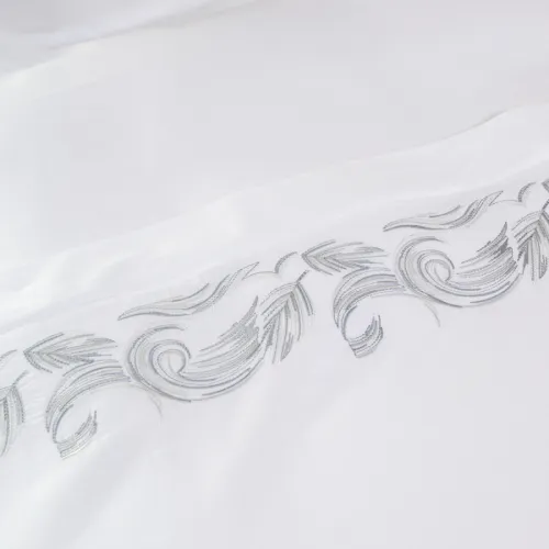 Комплект постельного белья С Satin Elit "Gratitude gray" - 5
