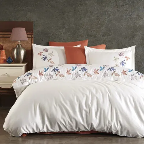 Комплект постільної білизни С Satin Elit "Leaf-inspired" - 2