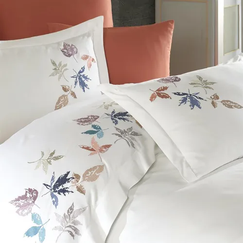 Комплект постільної білизни С Satin Elit "Leaf-inspired" - 3
