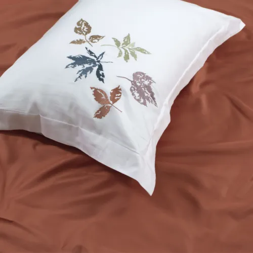 Комплект постільної білизни С Satin Elit "Leaf-inspired" - 5