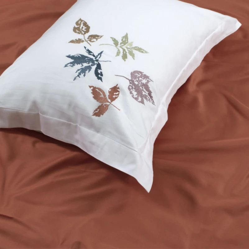 Комплект постільної білизни С Satin Elit "Leaf-inspired" - 4