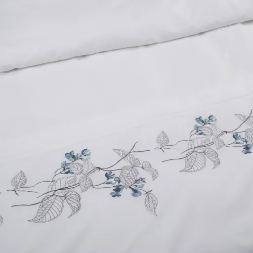 Комплект постельного белья С Satin Elit "Leaves" - 4