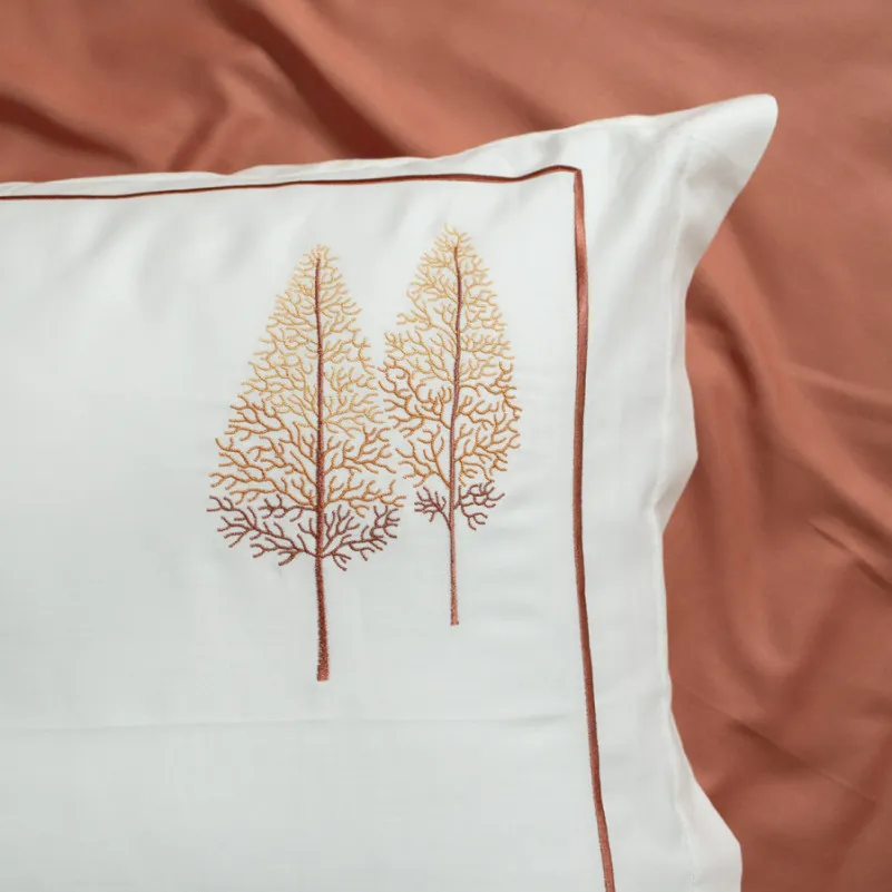 Комплект постільної білизни С Satin Elit "Ondine brick" - 3