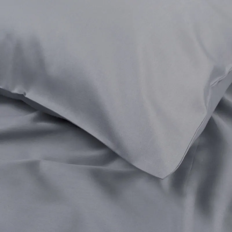 Комплект постельного белья С Satin Elit "Ondine gray" - 6