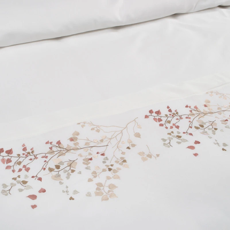 Комплект постільної білизни С Satin Elit "Petals creamy" - 3