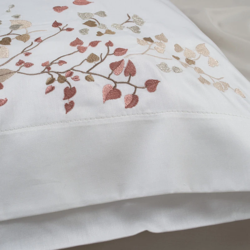 Комплект постільної білизни С Satin Elit "Petals creamy" - 4