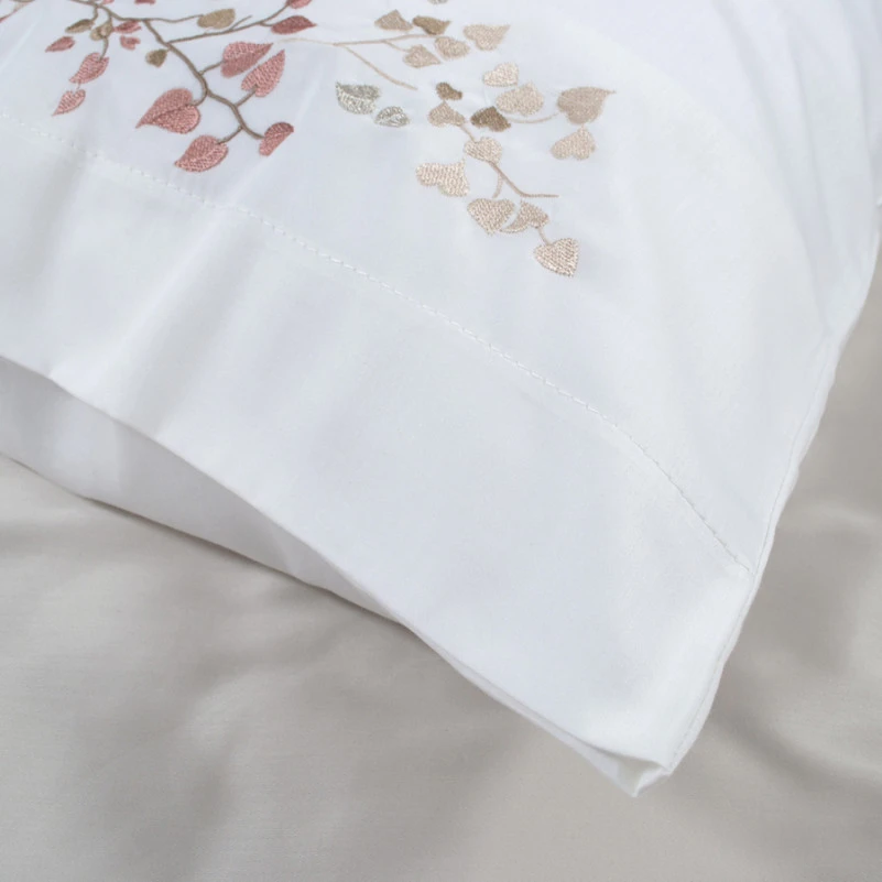 Комплект постільної білизни С Satin Elit "Petals creamy" - 5