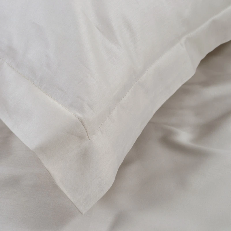 Комплект постільної білизни С Satin Elit "Petals creamy" - 6