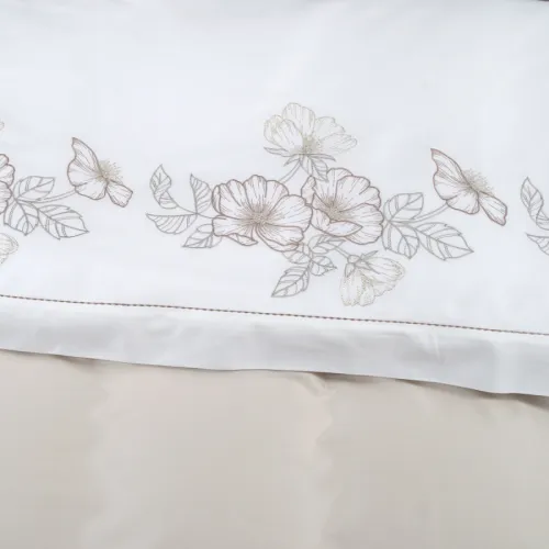 Комплект постельного белья С Satin Elit "Romantic beige" - 4