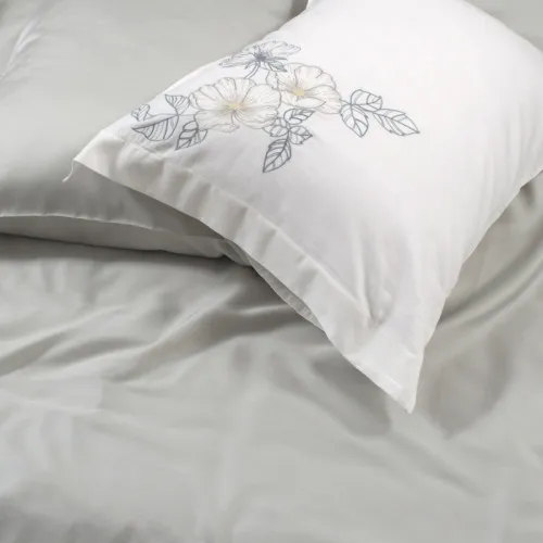 Комплект постільної білизни С Satin Elit "Romantic gray"