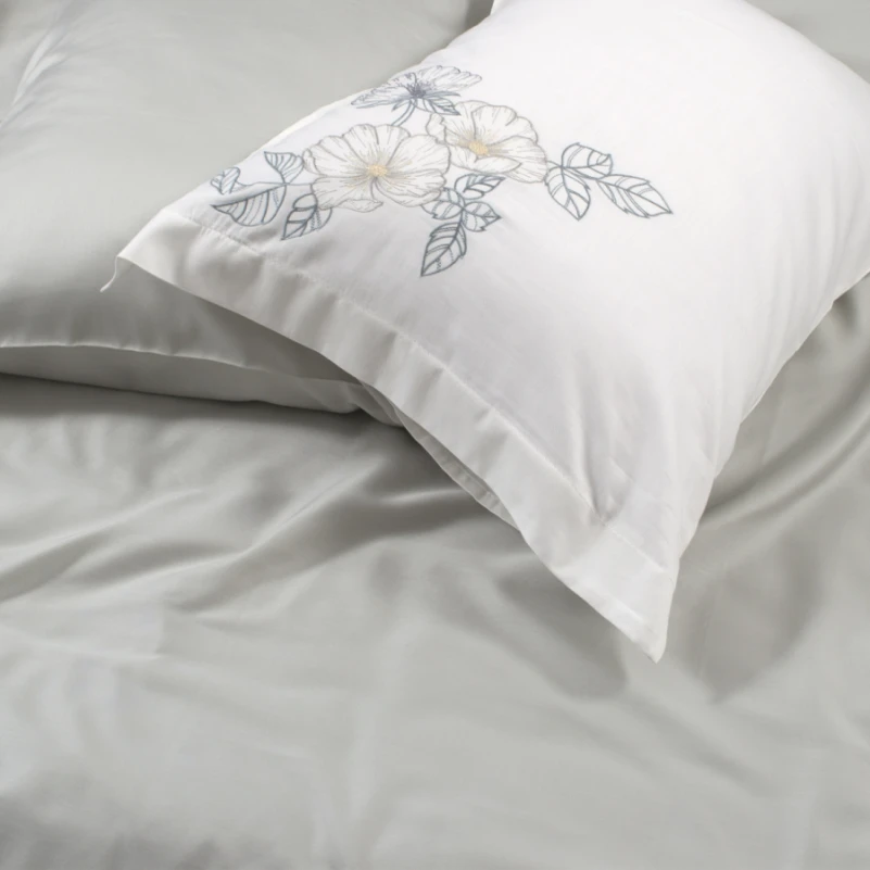 Комплект постільної білизни С Satin Elit "Romantic gray"