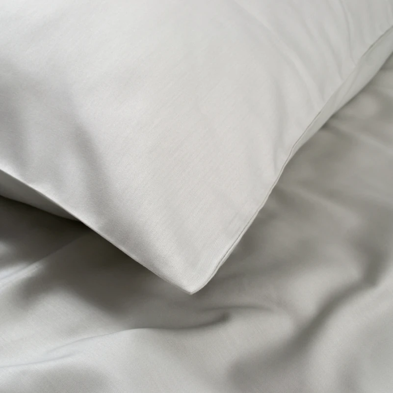 Комплект постільної білизни С Satin Elit "Romantic gray" - 6