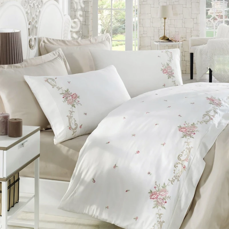 Комплект постільної білизни С Satin Elit "Rosenna" - 1