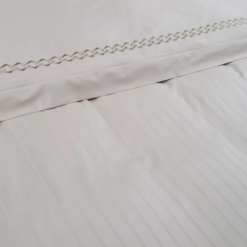 Комплект постільної білизни С Satin Elit "Serenity beige" - 3