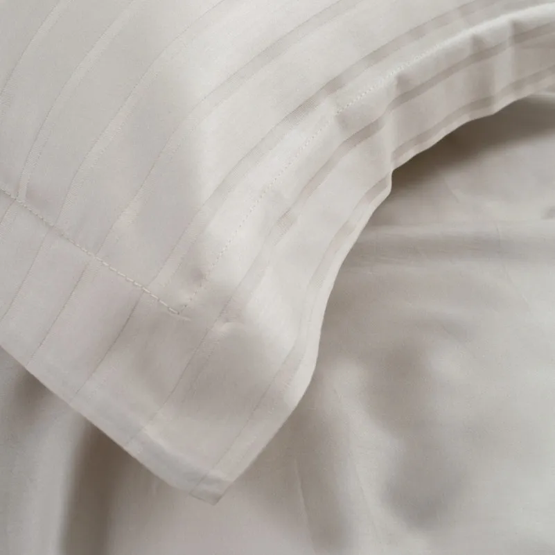 Комплект постільної білизни С Satin Elit "Serenity beige" - 7