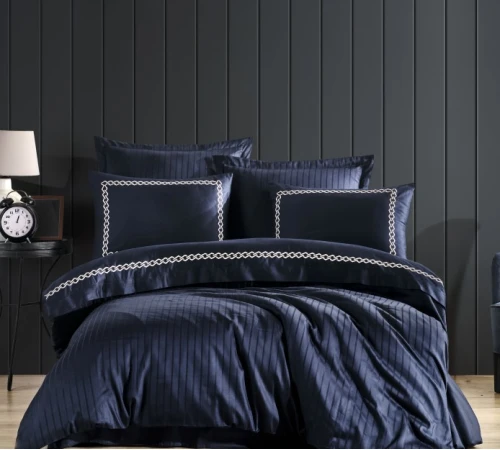 Комплект постільної білизни С Satin Elit "Serenity blue" - 2