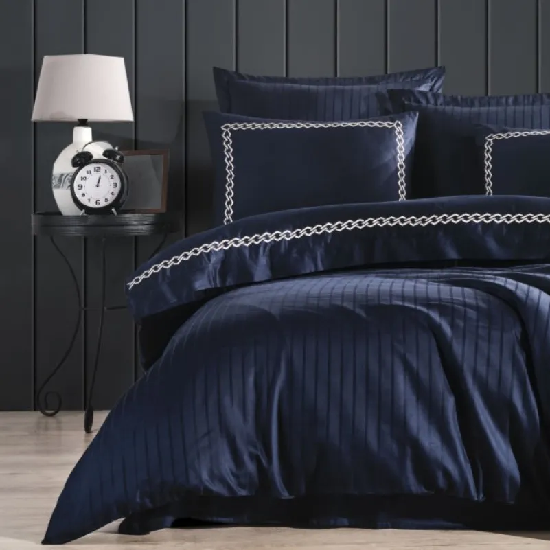 Комплект постільної білизни С Satin Elit "Serenity blue" - 2