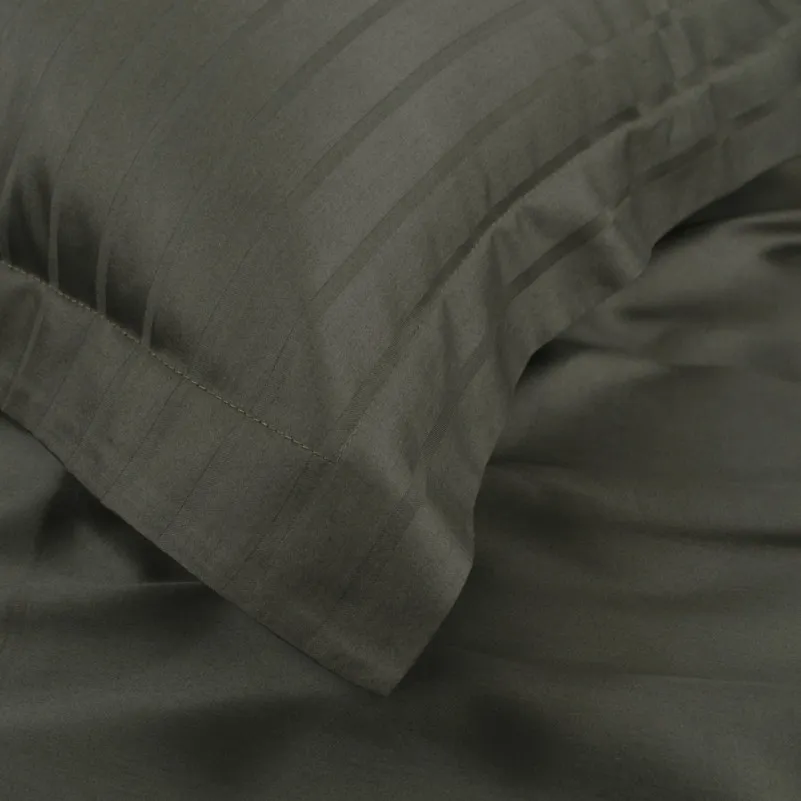 Комплект постельного белья С Satin Elit "Serenity khaki" - 8