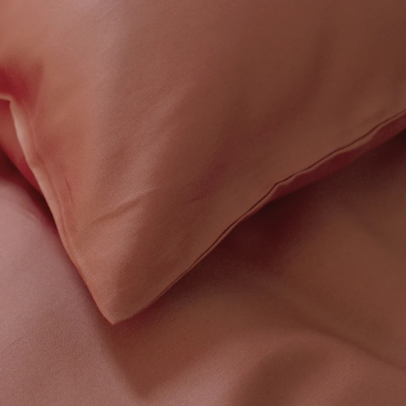 Комплект постільної білизни С Satin Elit "Stems beige" - 6