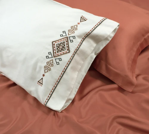 Комплект постільної білизни С Satin Elit "Tilbe beige"