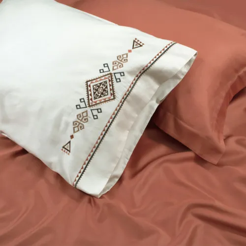 Комплект постільної білизни С Satin Elit "Tilbe beige"