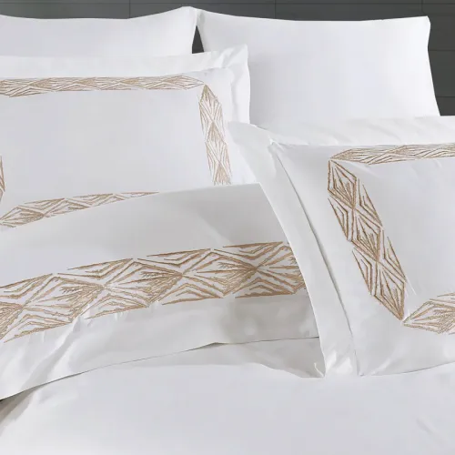 Комплект постільної білизни С Satin Elit "Warmth beige" - 4