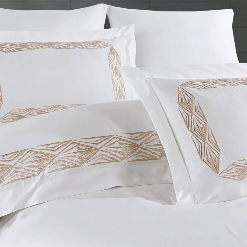 Комплект постільної білизни С Satin Elit "Warmth beige" - 3