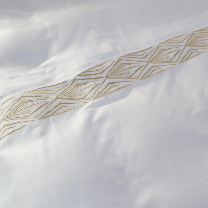 Комплект постільної білизни С Satin Elit "Warmth beige" - 4