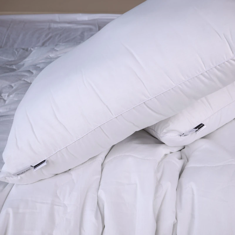 Летний постельный комплект №2964 Line Satin Light Pro 10-001 Snow White "Modal" (одеяло + 2 наволочки) - 6