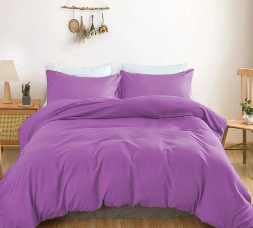 Комплект постільної білизни Satin Light Pro 10-018 Lilac