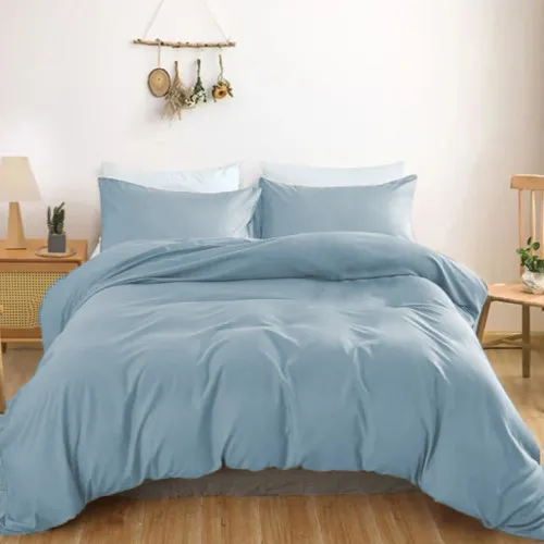 Пододеяльник Satin Light Pro 10-019 Gray-blue