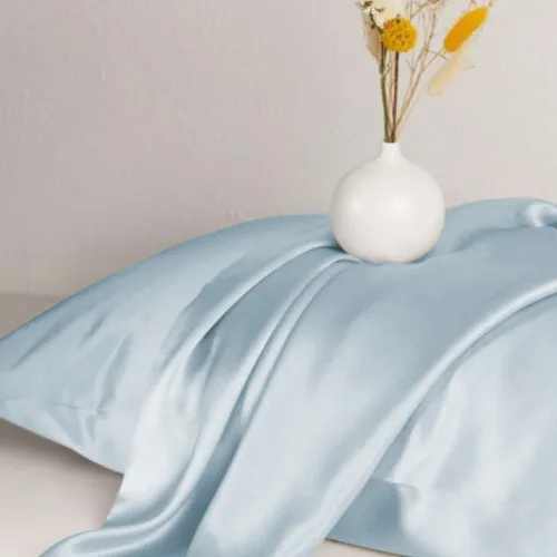 Комплект постільної білизни Satin Light Pro 10-019 Gray-blue - 4