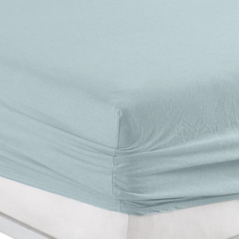 Трикотажный набор К Set of Premium Line "Light Mint" (простынь на резинке - высота 25 см + наволочка 1 шт. 50*70) - 2