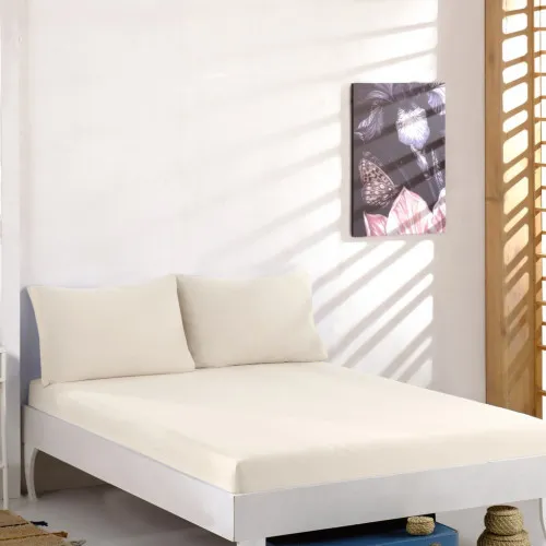 Трикотажный набор К Set of Premium Line "Beluga" (простынь на резинке - высота 25 см + наволочка 1 шт. 50*70) - 2